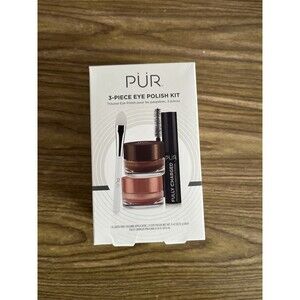 PUR 3 Piece Eye Polish Kit- 2x Eye Polish 1x Fully Carged Mascara 1x Applicator